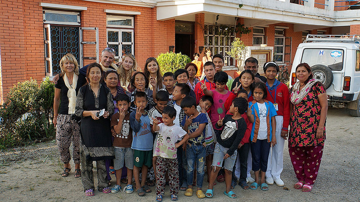 Bild: Kinderhaus in Nepal